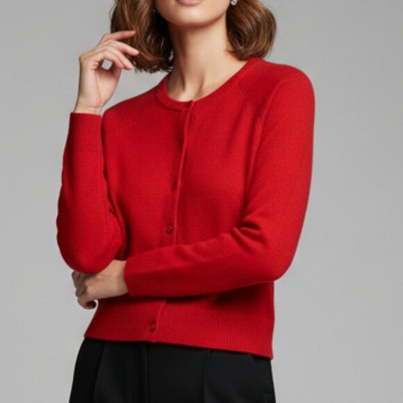NWT Rumored Vibrant Red Women's Seabrook Cardigan XL - Picture 3 of 9
